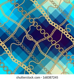 Seamless background pattern. Will tile endlessly. Nautical style.