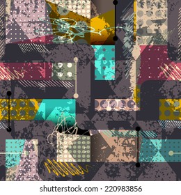 Seamless background pattern. Will tile endlessly. Grunge pattern.