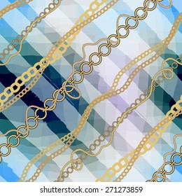 Seamless background pattern. Will tile endlessly. Diagonal nautical pattern.
