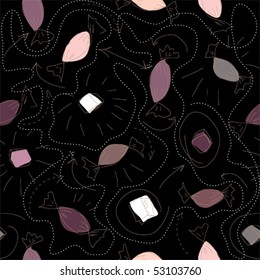 Seamless background pattern. Will tile endlessly. Illustrator 8 eps vector in CMYK.
