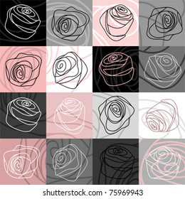 Seamless background pattern. Will tile endlessly.