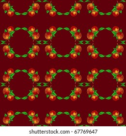 A seamless background of peaches or apricots. EPS10 vector format