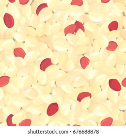 seamless background with peanuts 