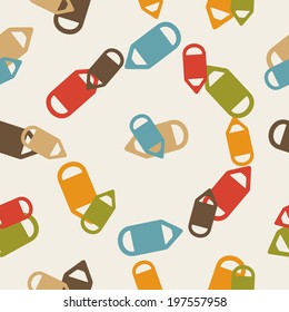 seamless background: pencil