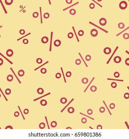 Seamless background with percent