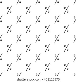 Seamless background with percent symbol.