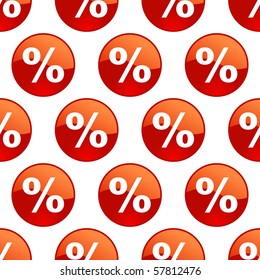 Seamless background with percent symbol.