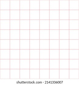 Seamless background with perforated lines in pastel tones.