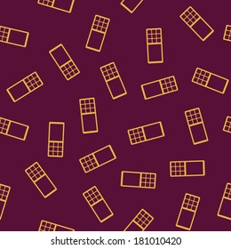 seamless background: phone, mobile