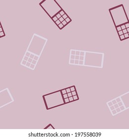 seamless background: phone, mobile