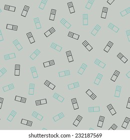 seamless background: phone, mobile