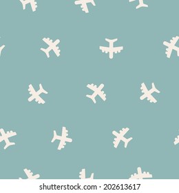 seamless background: plane