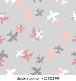 seamless background: plane