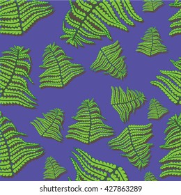 Seamless background, plant on a bright background
