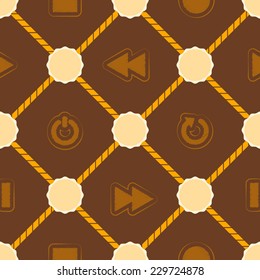 seamless background with player icons