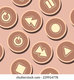 seamless background with player icons