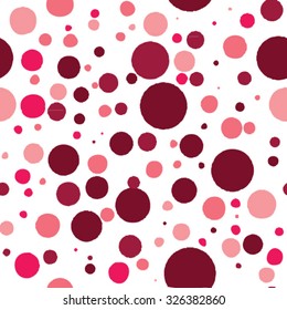 seamless background point red color
