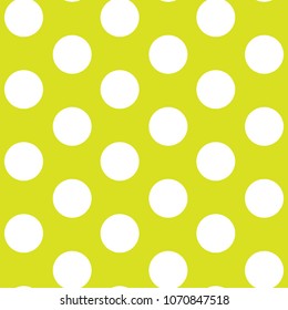Seamless Background with polka dot pattern. Polka dot fabric. Retro vector background or pattern.
