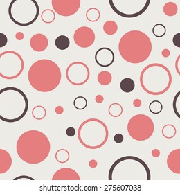 Seamless Background with Polka Dot pattern