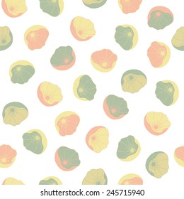 Seamless background with poppies.