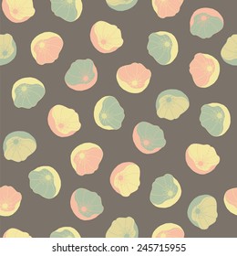 Seamless background with poppies.