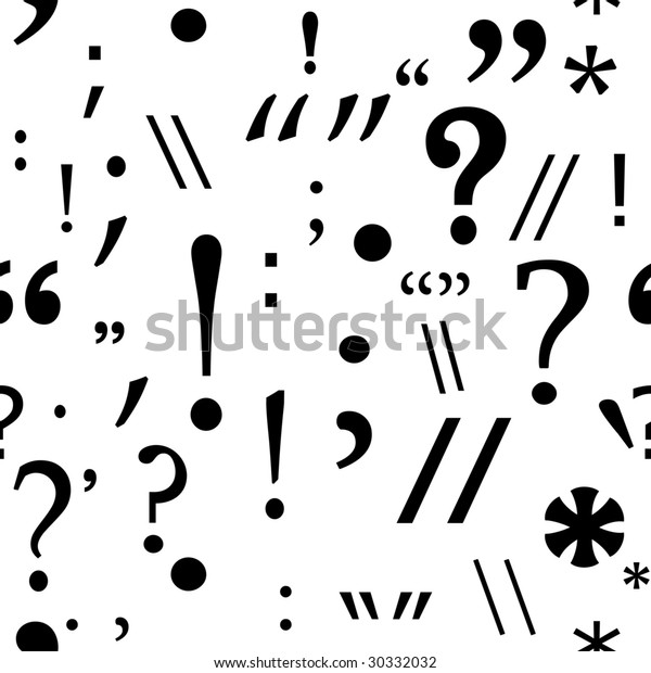 seamless background
with punctuation
marks