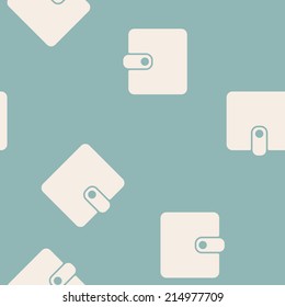 seamless background, purse, money