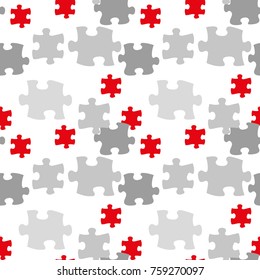Seamless background. Puzzle.Geometric pattern.