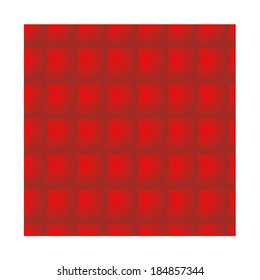 Seamless background with red circles 