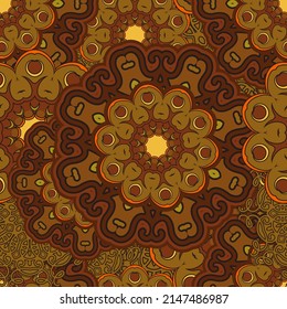 Flores rojas de fondo sin foco. Flor naranja y roja con contorno. Siluetas abstractas de flores, flores vectoriales y composición de hierbas.