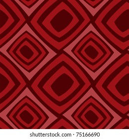 Seamless background from red stylized squares