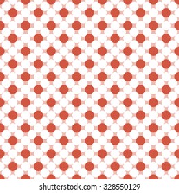 seamless background with red and white dots