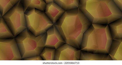 Fondo sin foco de cristales rojos. El fondo de cristal es impecable. Gráficos vectoriales