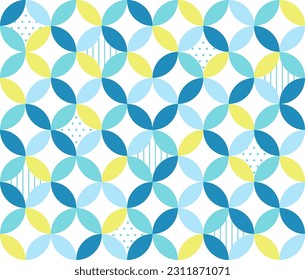 A seamless background with a refreshing Japanese pattern.