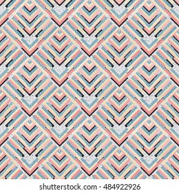 Seamless background. Retro art. Memphis wallpaper. Avant-garde backdrop. Vintage design. Bauhaus illustration. Postmodernism graphic. Hipster pattern. Futuristic ornament. Geometry print. Vector.
