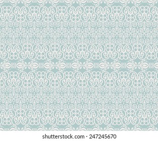 Seamless background with retro pattern. floral ornament