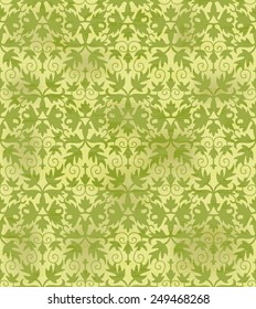 Seamless background with retro pattern. floral ornament