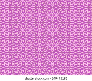 Seamless background with retro pattern. floral ornament