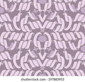 Seamless background with ribbons. 