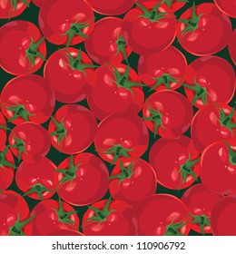 seamless background from ripe autumn vegetable tomato