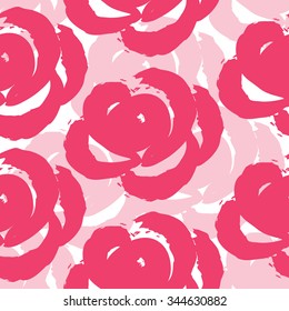 Seamless background of roses