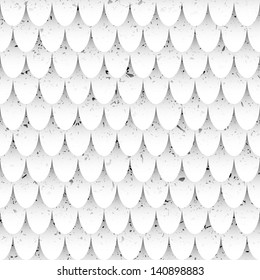 Seamless background with round scales, vector illustration