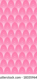 Fondo sin soldadura con textura de escalas geométricas redondeadas. Resumen vector moderno. Fondo de las escalas de colores.
