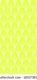 Seamless background with rounded geometric scales texture. Abstract modern vector. Background from colored scales.