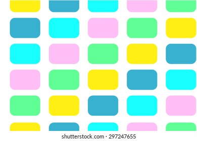 Seamless Background - Rounded Rectangle 
