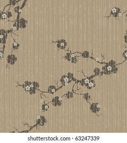 seamless background with sakura