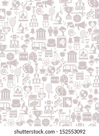 Seamless background school and education.