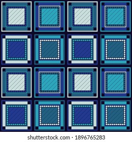 El fondo inmaculado de la tela escocesa. Textura hecha de células. Tartan plaid. Ilustración vectorial para diseño web o impresión.