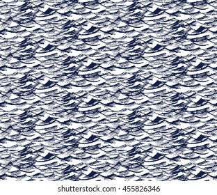 Seamless background with sea. 