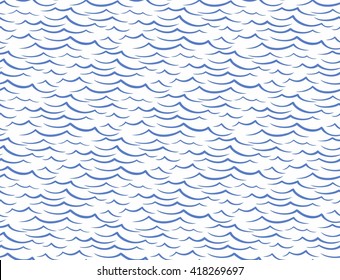 Seamless background with sea wave.